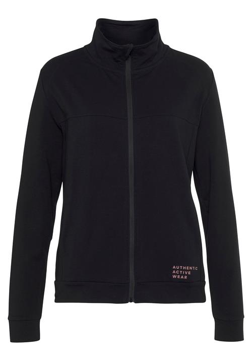 VIVANCE Sportssweatjakke 'Active '  pink / sort