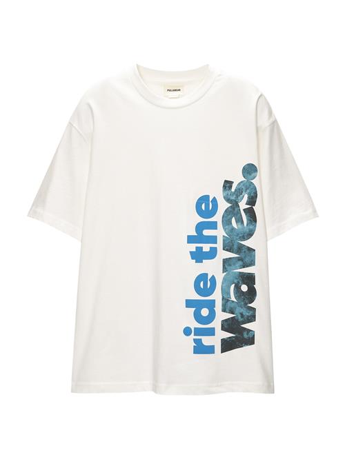 Pull&Bear Bluser & t-shirts  lyseblå / jade / sort / offwhite