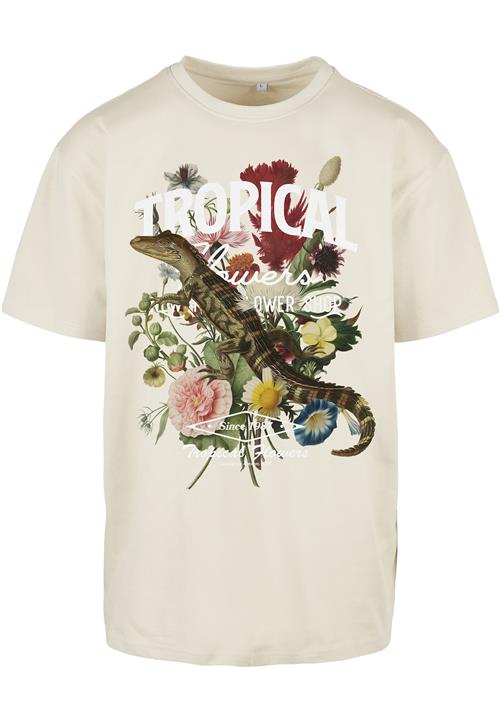 Se Mister Tee Bluser & t-shirts 'Tropical'  grøn / lyserød / merlot / hvid ved About You