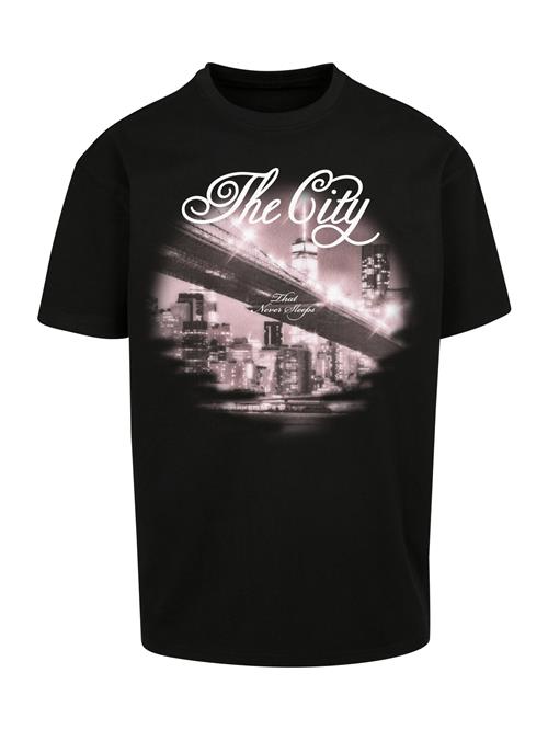 Mister Tee Bluser & t-shirts 'The City'  lilla / lysviolet / sort / hvid