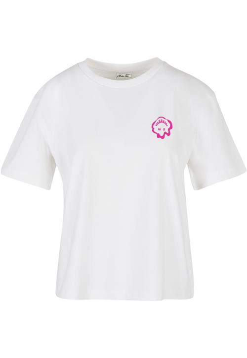 Mister Tee Shirts 'Everything's Nice'  pink / hvid