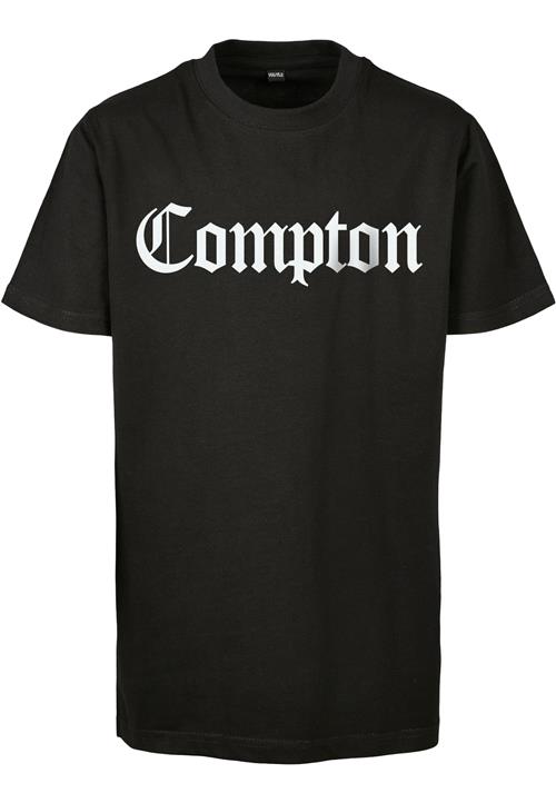 Se Mister Tee Shirts 'Compton'  sort / hvid ved About You