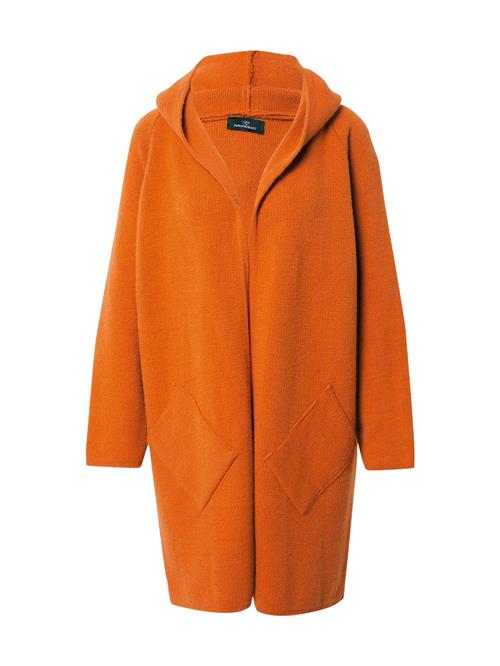 Zwillingsherz Lang cardigan 'Annabell'  mørkeorange