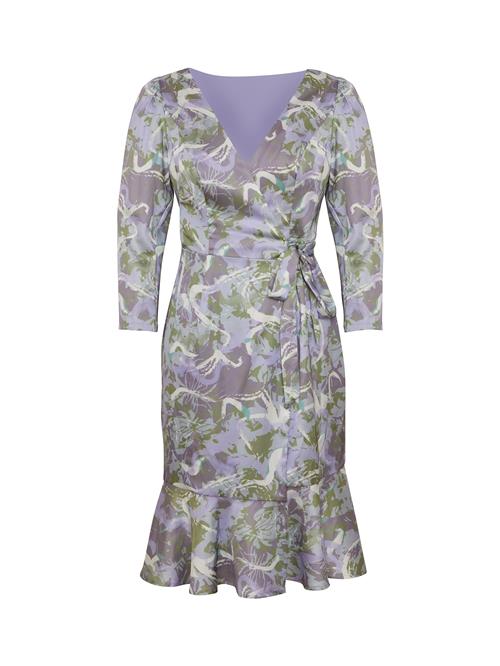 Chi Chi London Kjole  grå / kiwi / lavendel / hvid