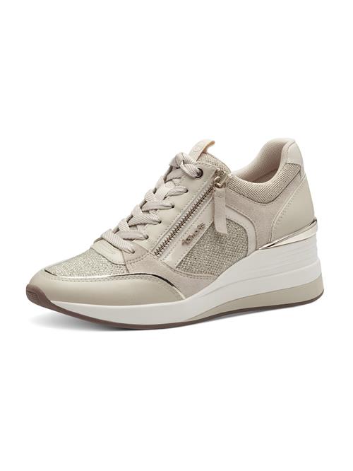 Se Tamaris Sneaker low  creme / guld ved About You