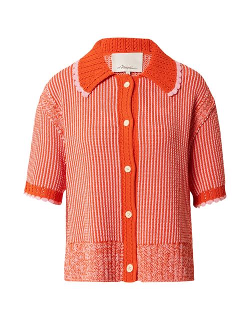 3.1 Phillip Lim Cardigan  mørkeorange / rosé