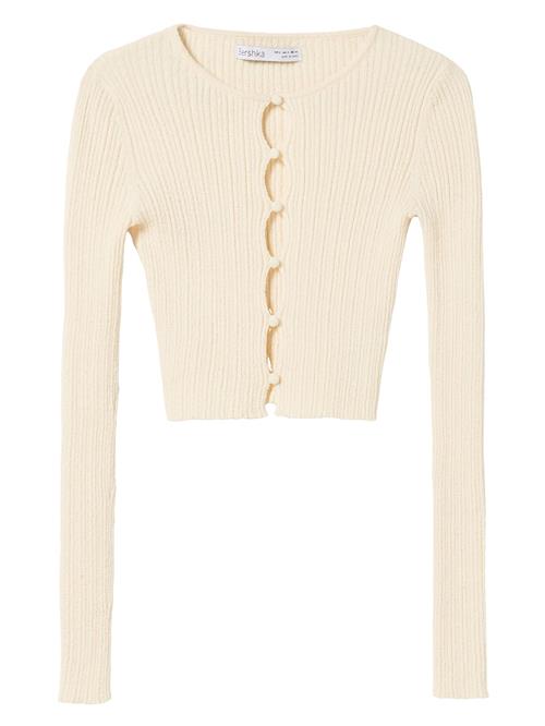 Se Bershka Cardigan  creme ved About You