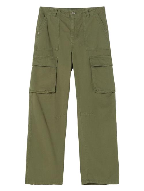 Bershka Cargobukser  khaki