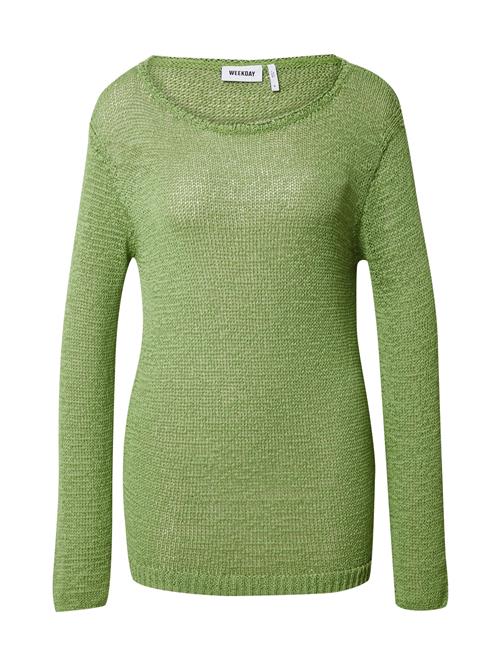 WEEKDAY Pullover 'Everyly'  lysegrøn