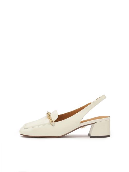 Kazar Slingpumps  lysebeige / guld