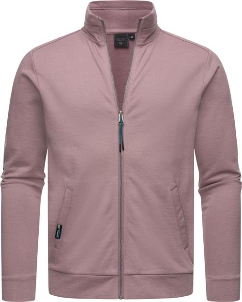 Ragwear Sweatjakke 'Miet'  lysebrun / lysviolet / sort / hvid