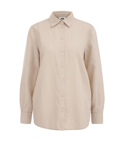 WE Fashion Bluse  beige