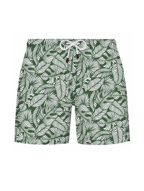 WESTMARK LONDON Badeshorts 'Botanic'  grøn / hvid