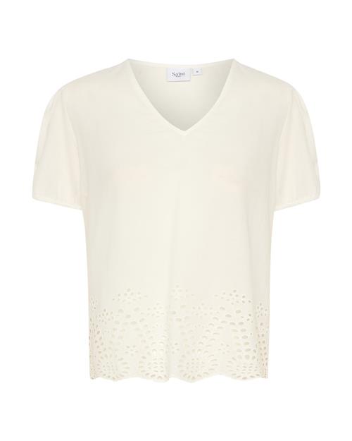 Se SAINT TROPEZ Bluse 'Eamaja'  uldhvid ved About You