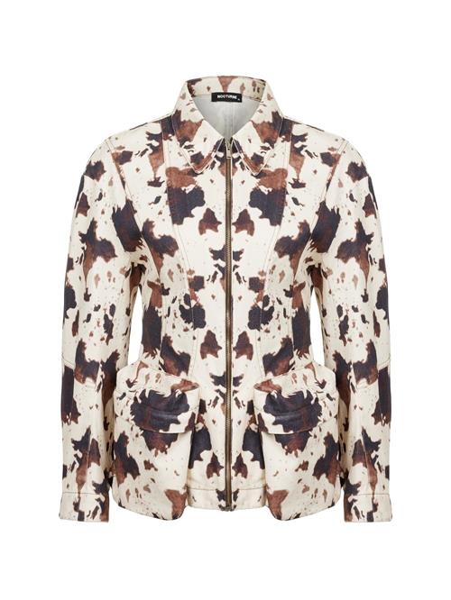NOCTURNE Overgangsjakke  brun / sort / offwhite