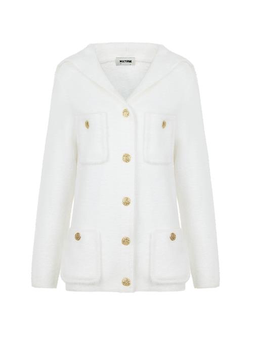 Se NOCTURNE Cardigan  guld / offwhite ved About You