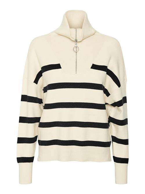 Se VERO MODA Pullover 'VMSaba'  creme / sort ved About You