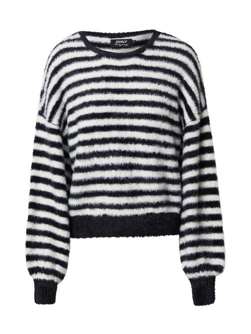 Se ONLY Pullover 'ONLPiumo'  sort / hvid ved About You
