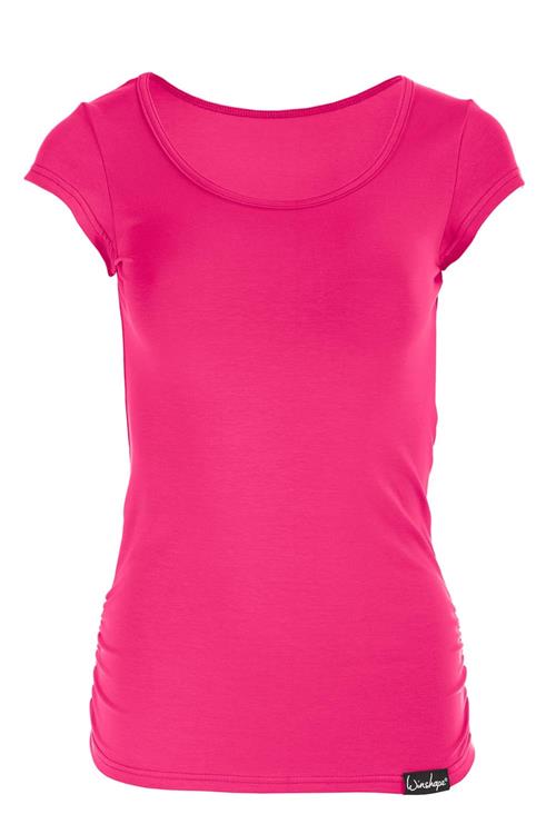 Winshape Funktionsbluse 'WTR4'  fuchsia / sort / hvid