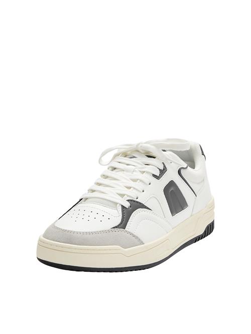 Pull&Bear Sneaker low  grå / mørkegrå / hvid