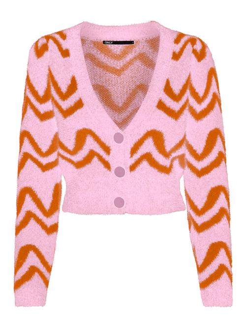 Se ONLY Cardigan 'PIUMO'  gammelrosa / orangerød ved About You