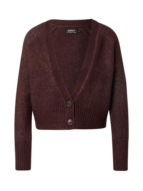 Se ONLY Cardigan 'Macadamia'  bordeaux ved About You