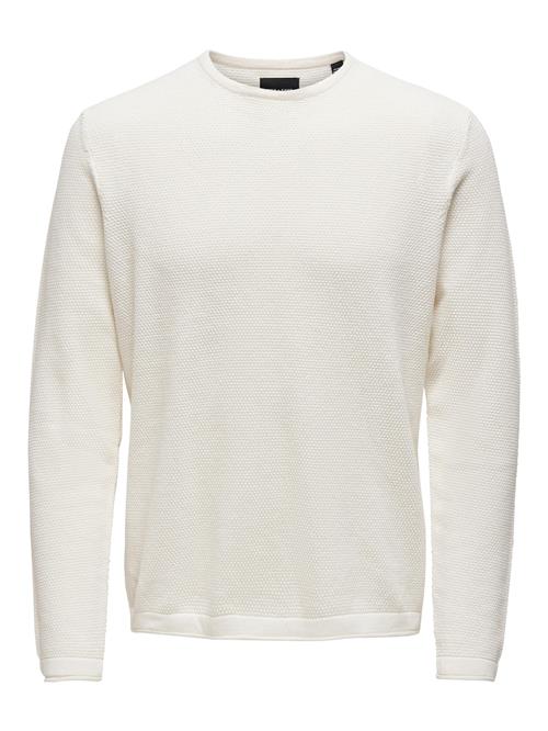 Only & Sons Pullover 'PANTER'  offwhite