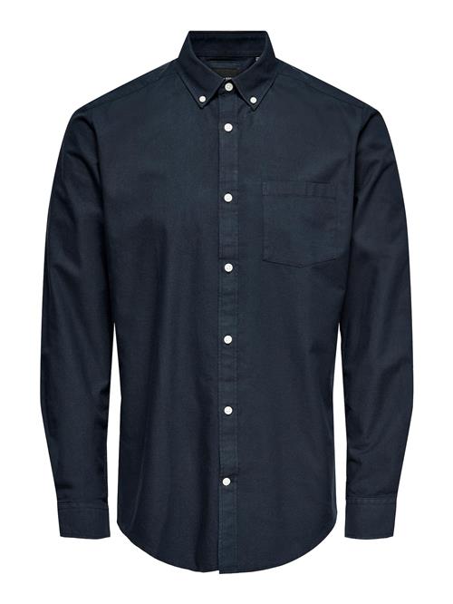 Only & Sons Skjorte 'Neil'  navy / hvid