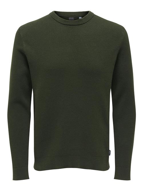 Only & Sons Pullover 'Phil'  mørkegrøn