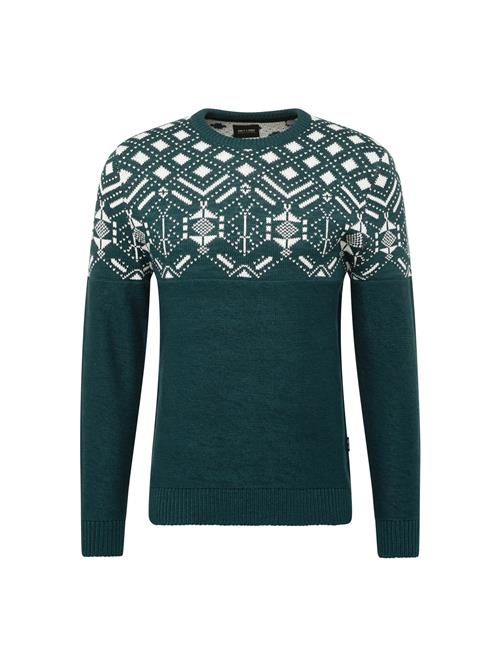 Se Only & Sons Pullover  mørkegrøn / hvid ved About You