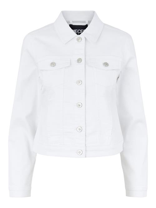 PIECES Overgangsjakke  white denim