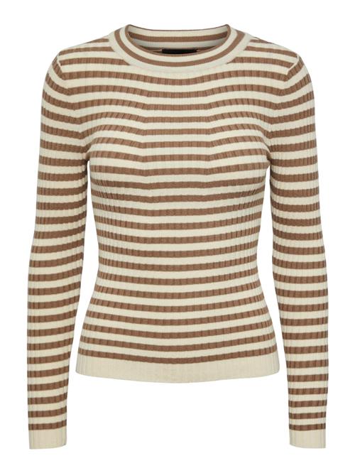 Se PIECES Pullover 'Crista'  beige / brun ved About You