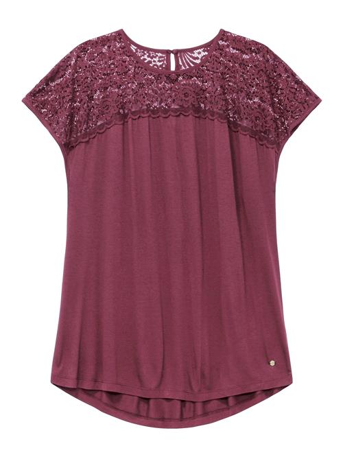 SHEEGO Bluse  mørk pink