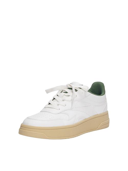 Pull&Bear Sneaker low  grøn / hvid