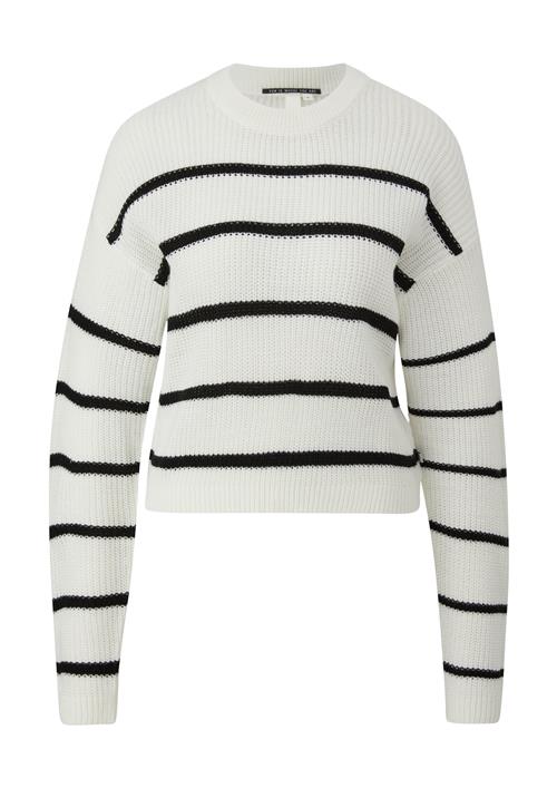 QS Pullover  sort / hvid