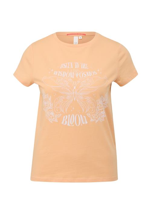 Se QS Shirts  lyseorange / hvid ved About You