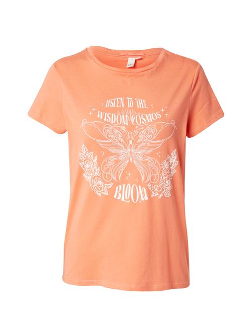 Se QS Shirts  orange / hvid ved About You