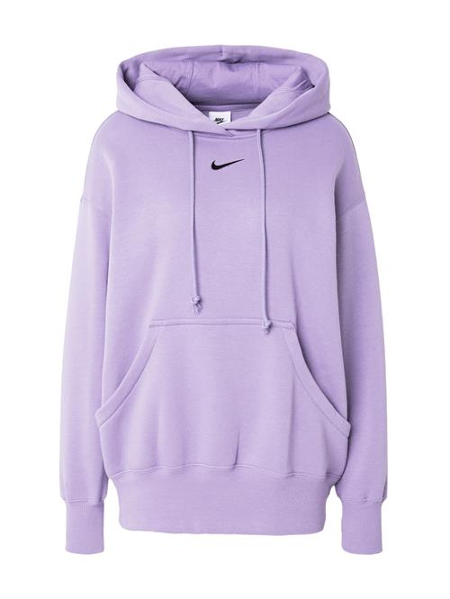 Nike Sportswear Sweatshirt 'Phoenix Fleece'  lilla / sort