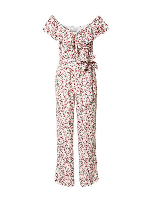 Se In The Style Jumpsuit  creme / grøn / rød ved About You