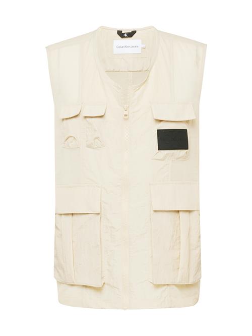 Calvin Klein Jeans Vest  beige / sort