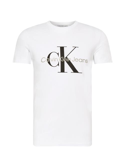 Calvin Klein Jeans Bluser & t-shirts  stone / sort / hvid