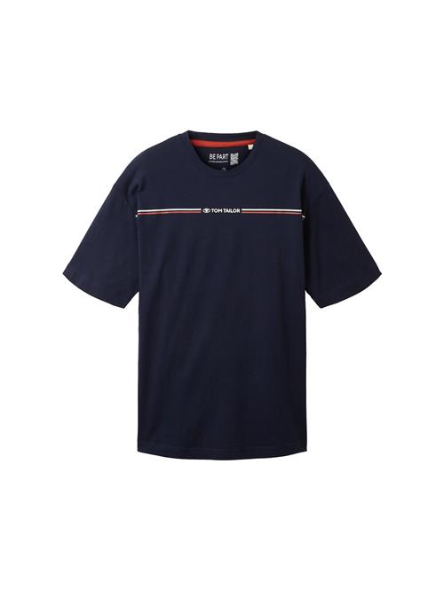 TOM TAILOR Bluser & t-shirts  navy / rød / hvid