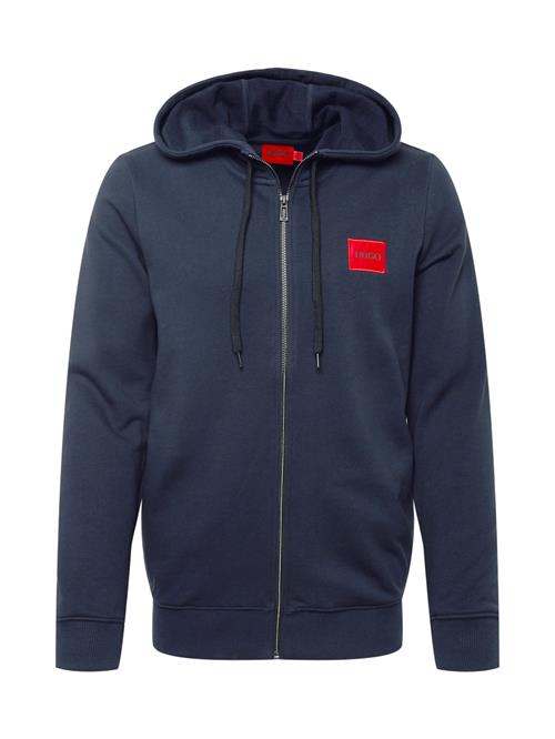 HUGO Sweatjakke 'Daple212'  navy / lys rød