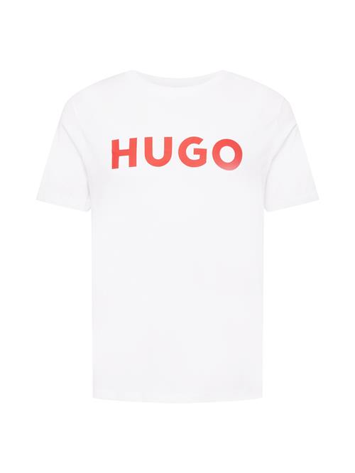 Se HUGO Bluser & t-shirts 'Dulivio'  rød / hvid ved About You