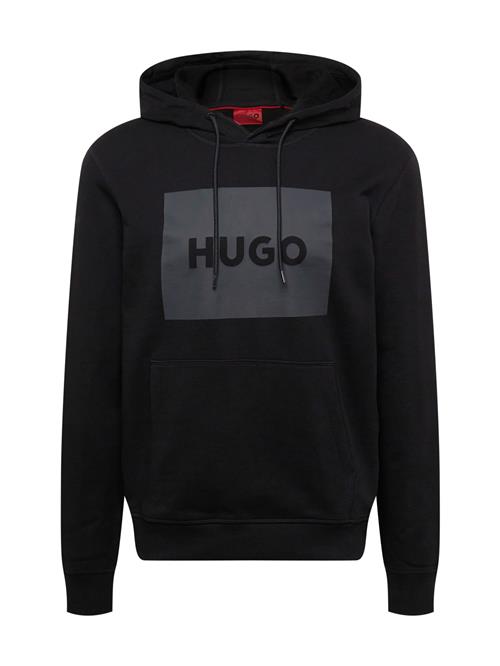 HUGO Sweatshirt 'Duratschi'  mørkegrå / sort