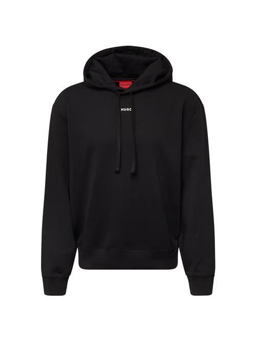 HUGO Sweatshirt 'Dapo'  sort / hvid