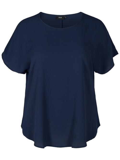 Zizzi Bluse 'Vanni'  navy