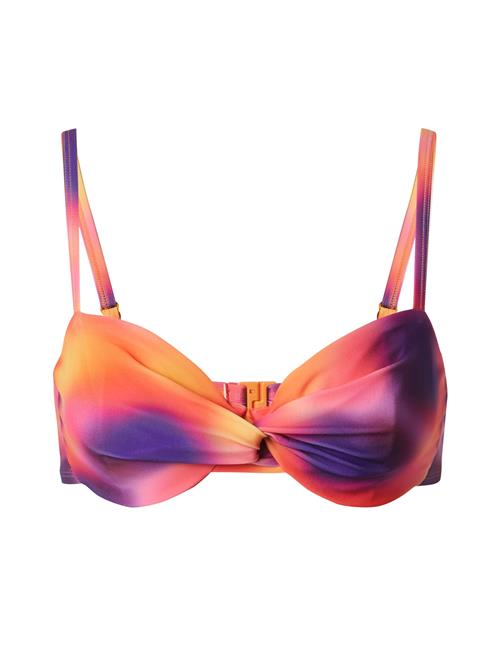 Se Hunkemöller Bikinioverdel 'Sunset'  gul / mørkelilla / orange ved About You