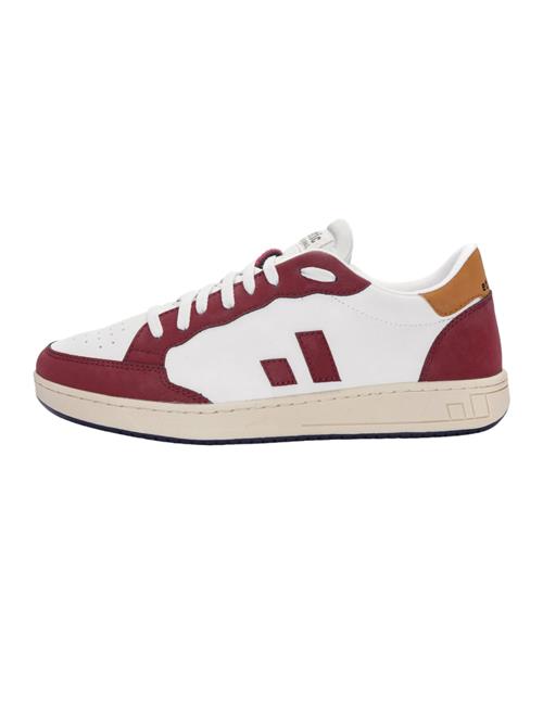 Se Ethletic Sneaker low 'Jesse'  cognac / mørkerød / hvid ved About You