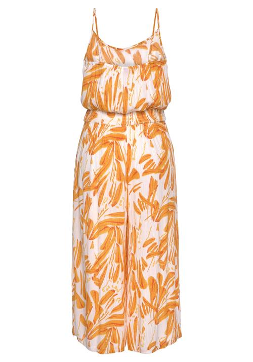 s.Oliver Jumpsuit  orange / hvid